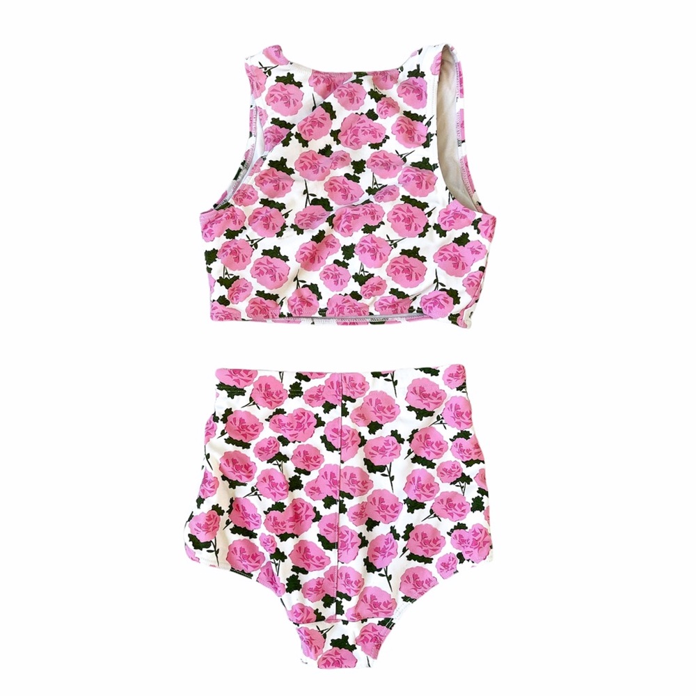 Kingdom & State Rare Floral Rose Tankini Bikini - Picture 4 of 8